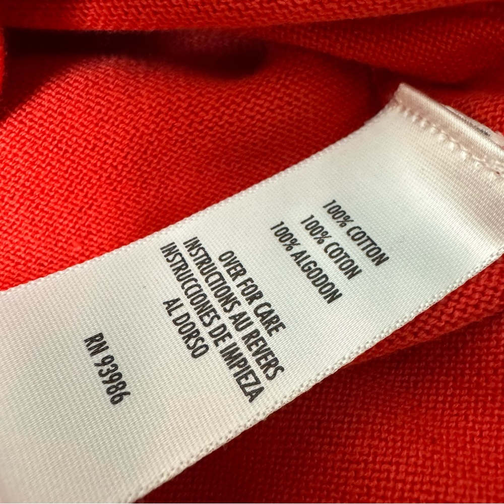 Casual Corner Vibrant Red Short Sleeve Tee - Picture 8 of 8